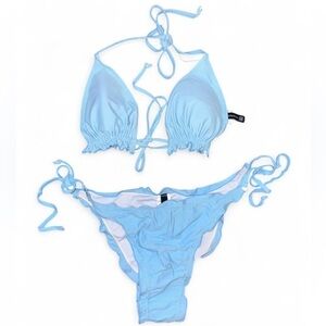 PrettyLittleThing Light Blue Bikini